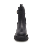 Steve Madden Gates Women's Black Leather Boots – Size 8.5M