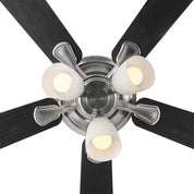 Riley 44" Indoor LED Brushed Nickel Ceiling Fan with Light Kit & Remote Control