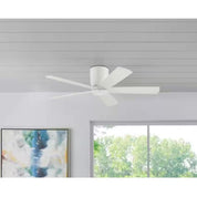 Britton 52" Integrated LED Indoor Ceiling Fan – Matte White with Light Kit & Remote