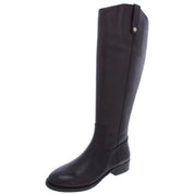 I.N.C. International Concepts Fawne Wide-Calf Leather Knee-High Boots – Chocolate, Size 8M