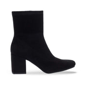 Wild Pair Iloise Pointed-Toe Block-Heel Dress Booties – Black Micro, Size 10M