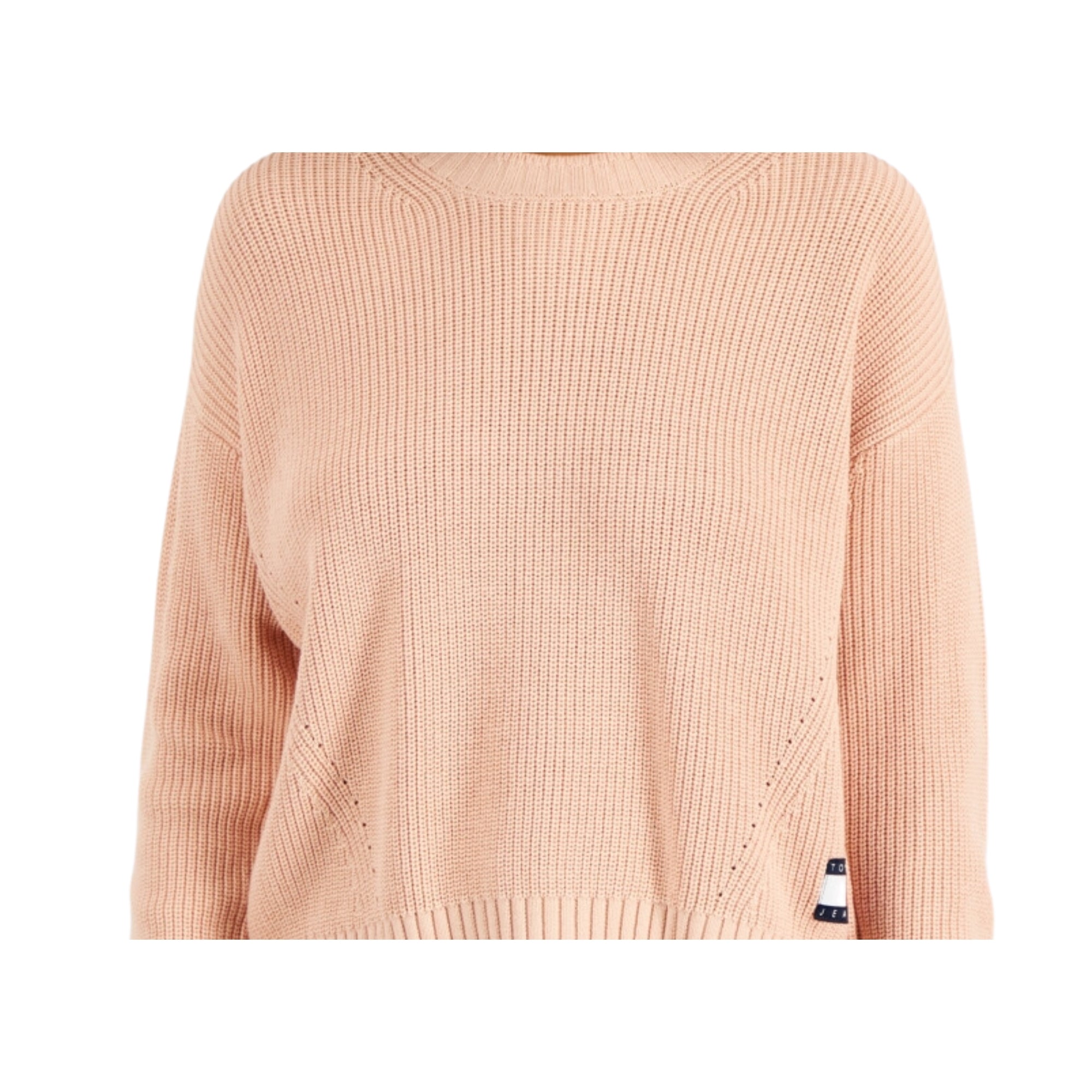 Tommy Jeans Women's Crewneck Sweater - Blush Pink Size - M