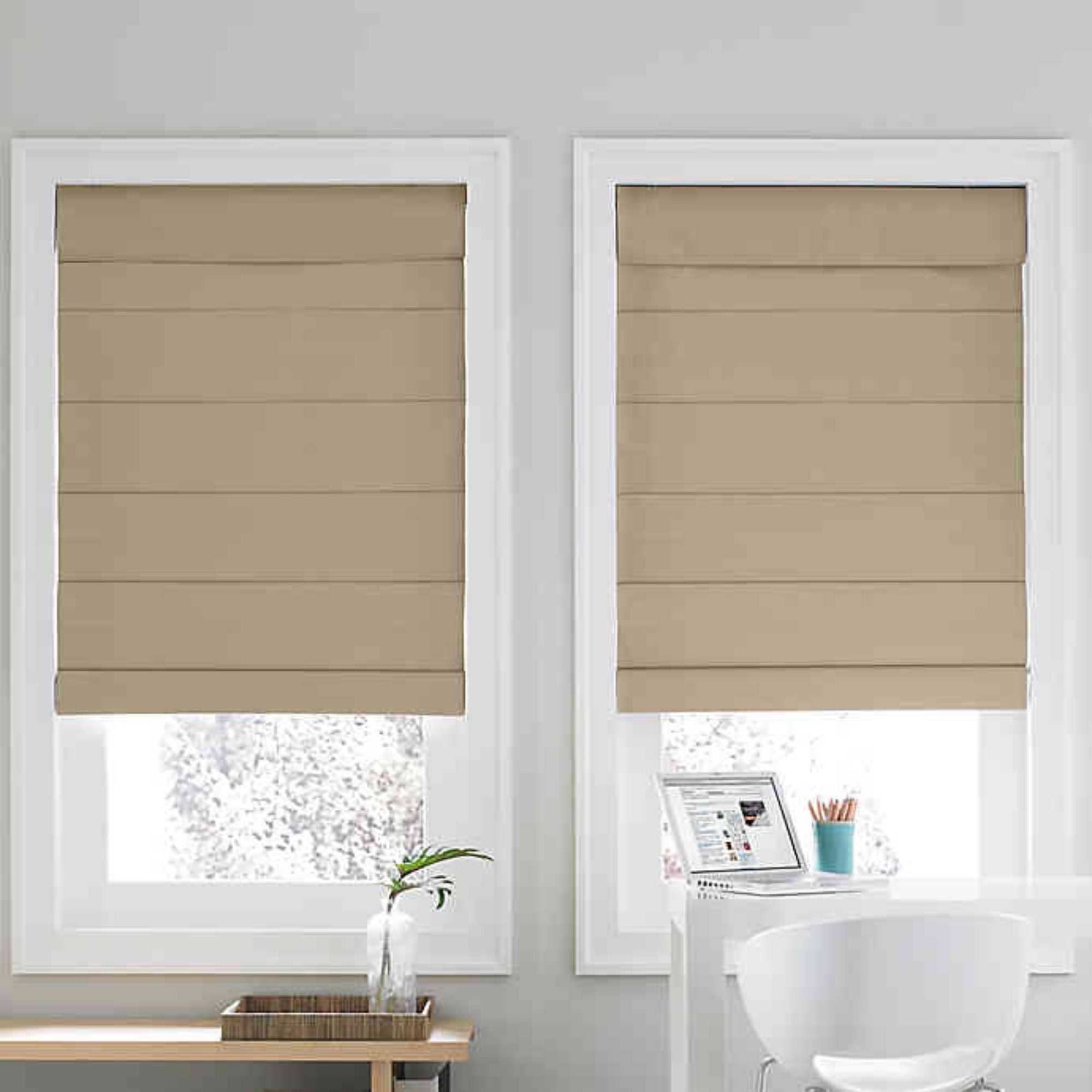 Real Simple Cordless Roman Cellular Shade 30" x 72" – Khaki (NWT)