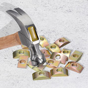 uxcell 5/16" x 4" Countertop Connector Kit – 30pcs Stainless Steel Desktop/Tabletop Fastener Set – Gold