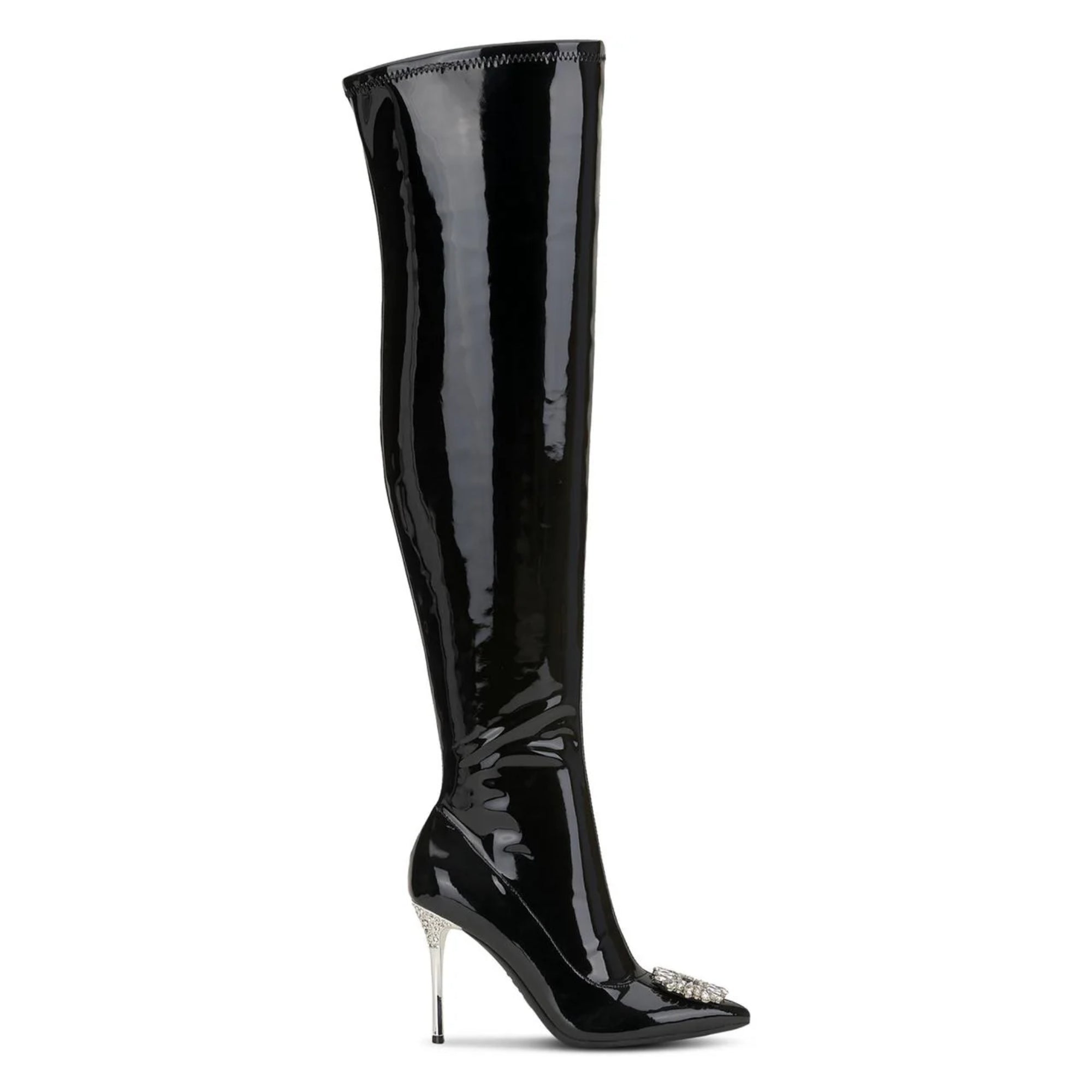 I.N.C. International Concepts Women's Romina Knee-High Stiletto Heel Boots – Black, Size 5.5 M