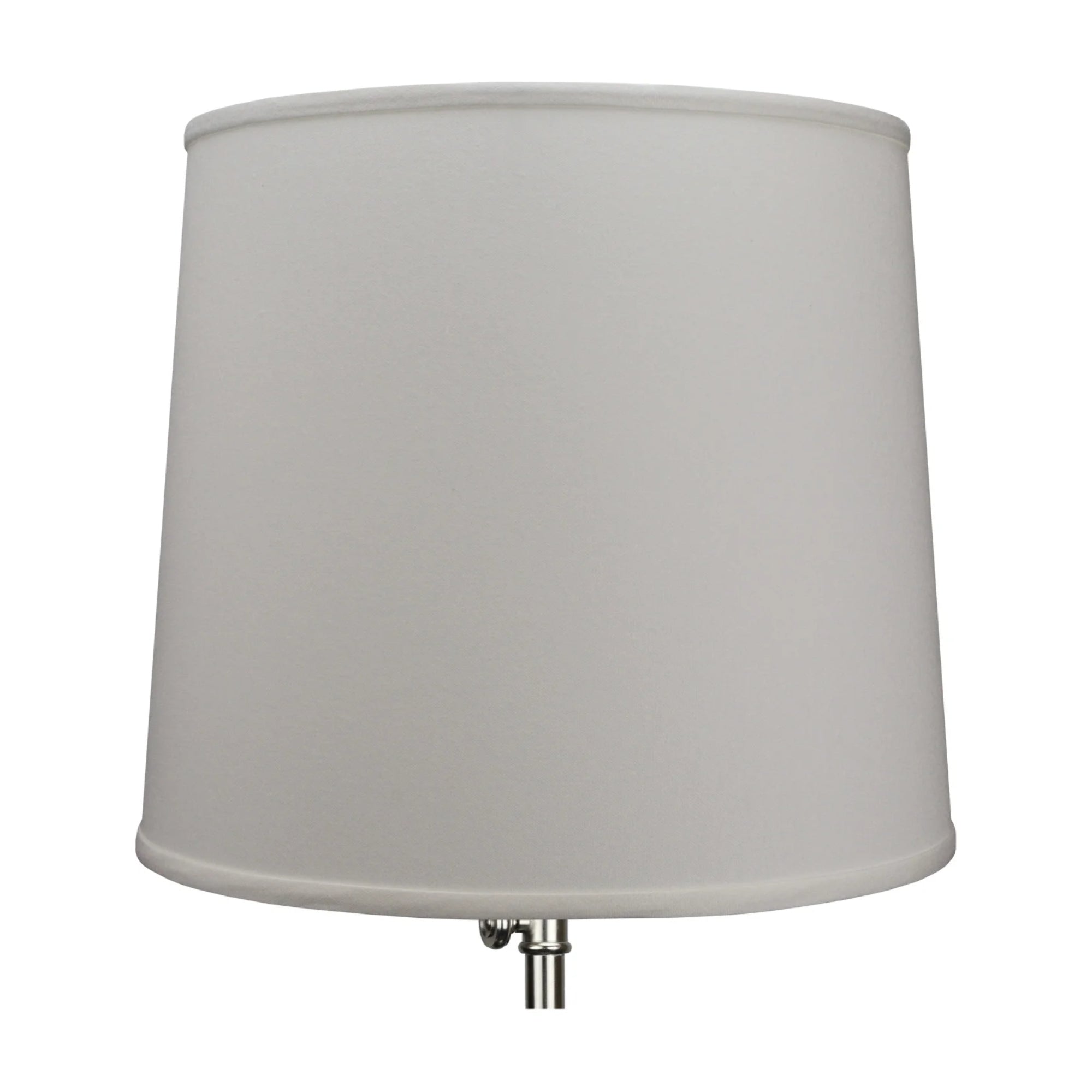 FenchelShades 14" x 16" x 14" Linen Cream Empire Lamp Shade – Off-White/Brass