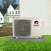 BRAMEC 18 in. x 36 in. x 3 in. HDPE Condenser Mounting Pad – Gray