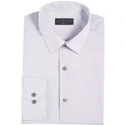 Alfani Men's Slim Fit Houndstooth Dress Shirt, Lavender - Size Small