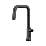Brizo 63007LF-LHP-L Kintsu 1.8 GPM Single Hole Pull-Down Kitchen Faucet - Matte Black