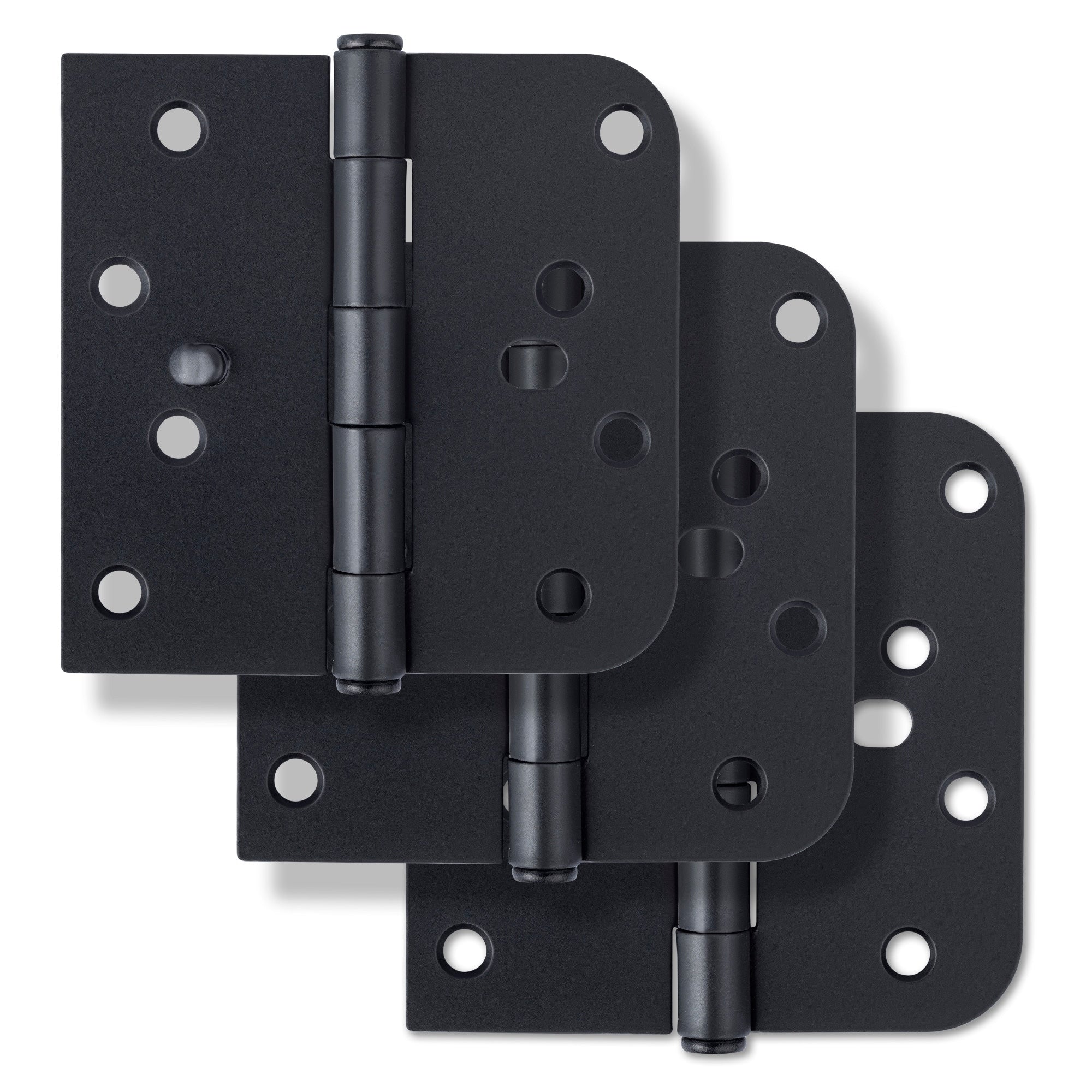 Miseno MDH4063 4" x 4" Plain Bearing Door Hinge – Square x 5/8" Radius –  Pack of 3