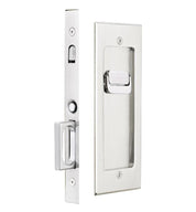 Emtek Modern Rectangular Privacy Pocket Door Lock – Bright Chrome