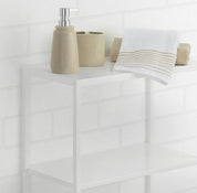 Lavender + Sage 5 Piece Maggie Ceramic Bathroom Vanity Set - Tan