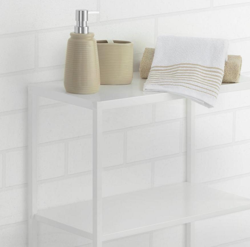 Lavender + Sage 5 Piece Maggie Ceramic Bathroom Vanity Set - Tan