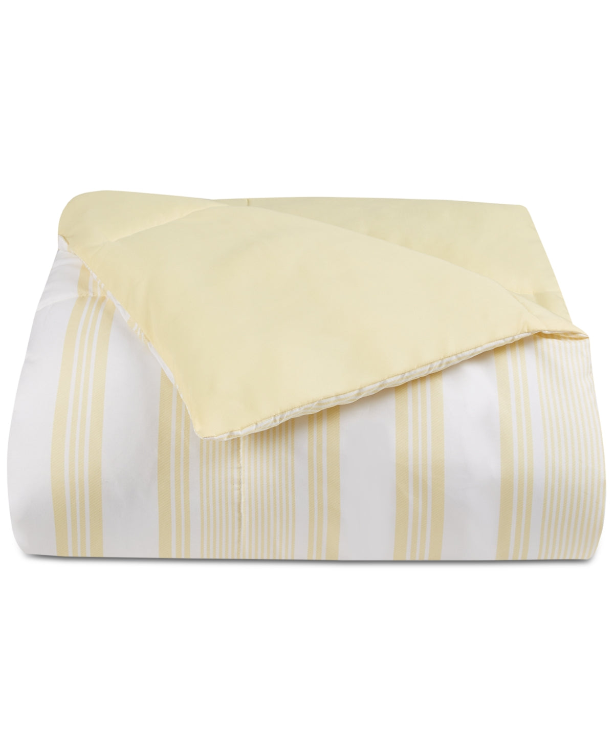 Martha Stewart Down Alternative Plaid Reversible Comforter – Twin XL – Yellow