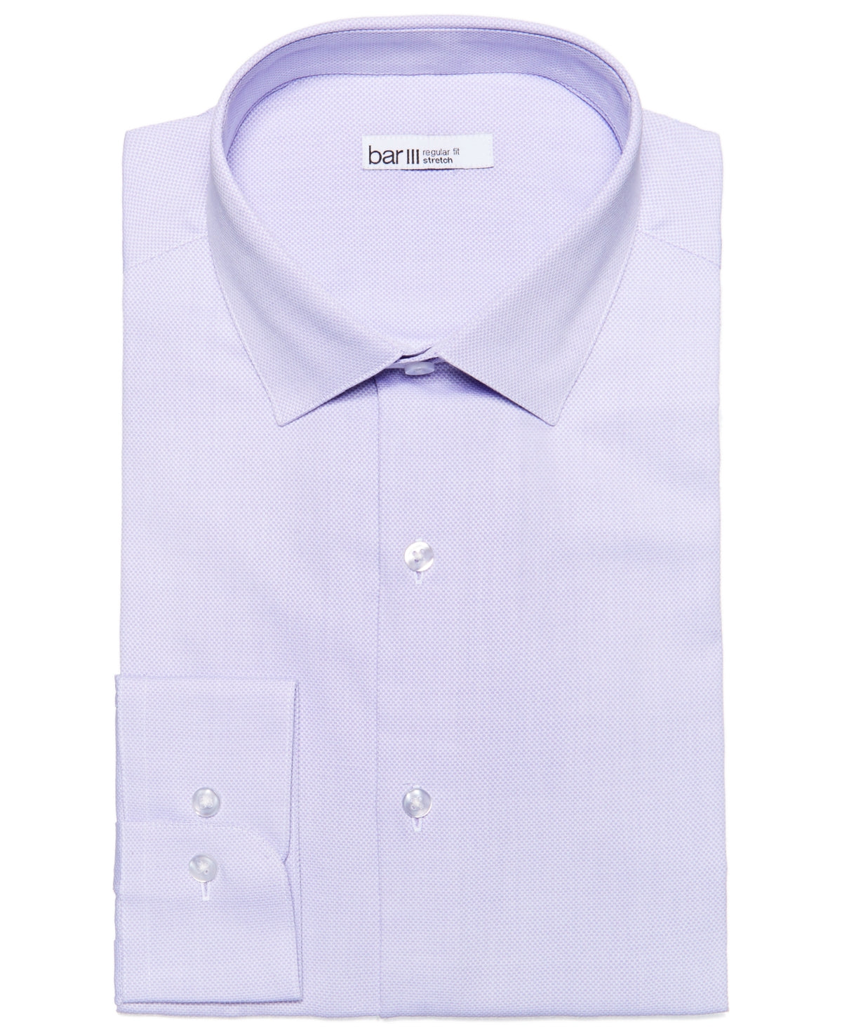 Bar III Men's Cotton Slim Fit Dress Shirt – Lavender, Size XL