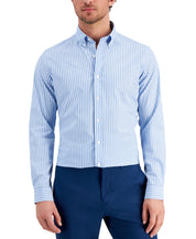 Club Room Men’s Dress Shirt Bundle – 4-Pack – Solid, Stripe & Floral Styles, M