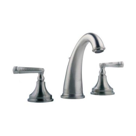 Graff G-1200-S2 Elegante 2.2 GPM Widespread Bathroom Faucet – Brushed Nickel, Double Handle