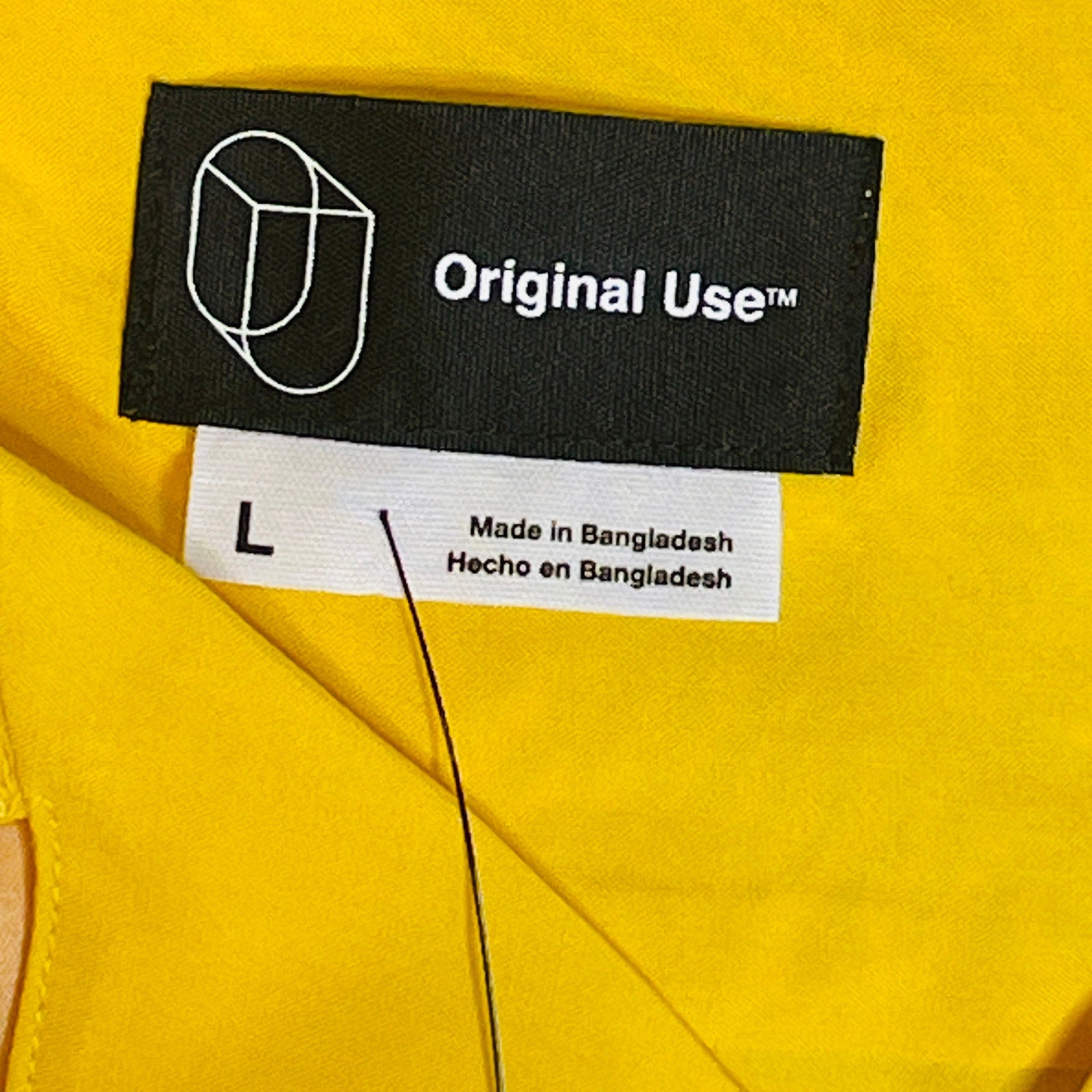 Original Use Men's Tropical Short Sleeve Button-Down Shirt – Palm Trees Ombre, Large