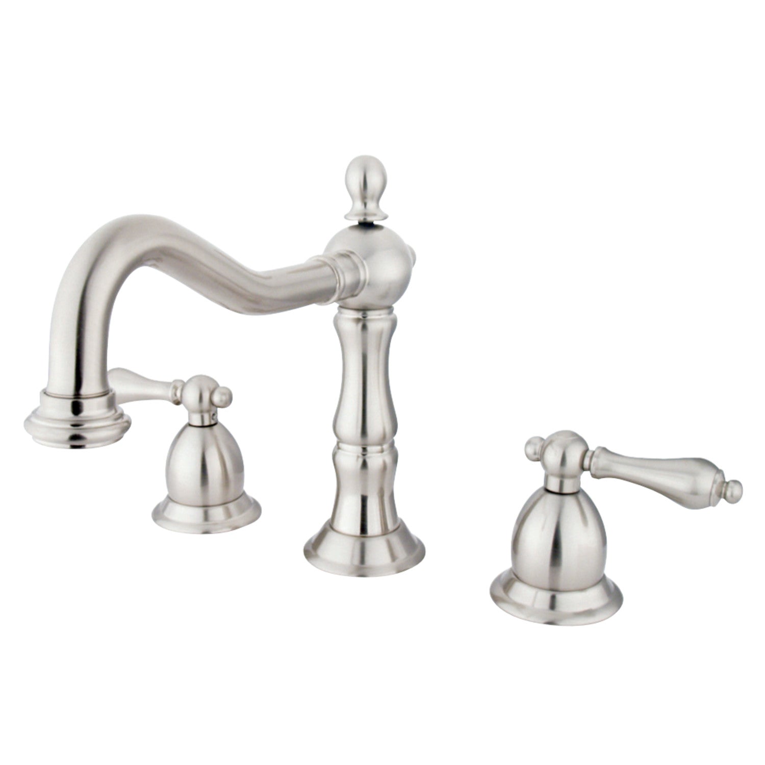 Kingston Brass KS1978AL 8 in. Widespread Bathroom Faucet – Brushed Nickel