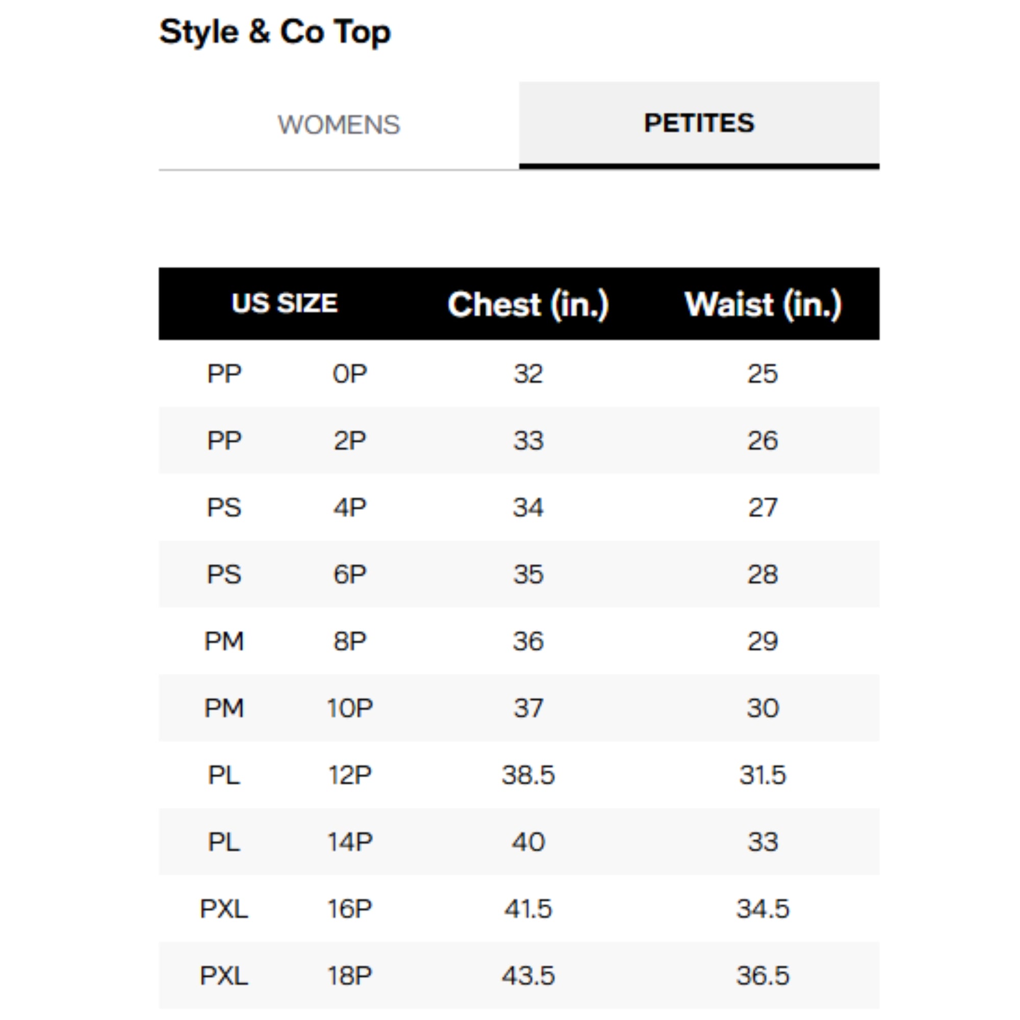 Style & Co Petite Pima Floral Print Top – Jen Bright White, Petite Small