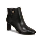 ALFANI Paam Almond-Toe Sculpted-Heel Zip-Up Dress Booties – Black, Size 11M