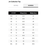 JM Collection Women's Long Sleeve Printed V-Neck Satin Top – Deep Black Combo, Large