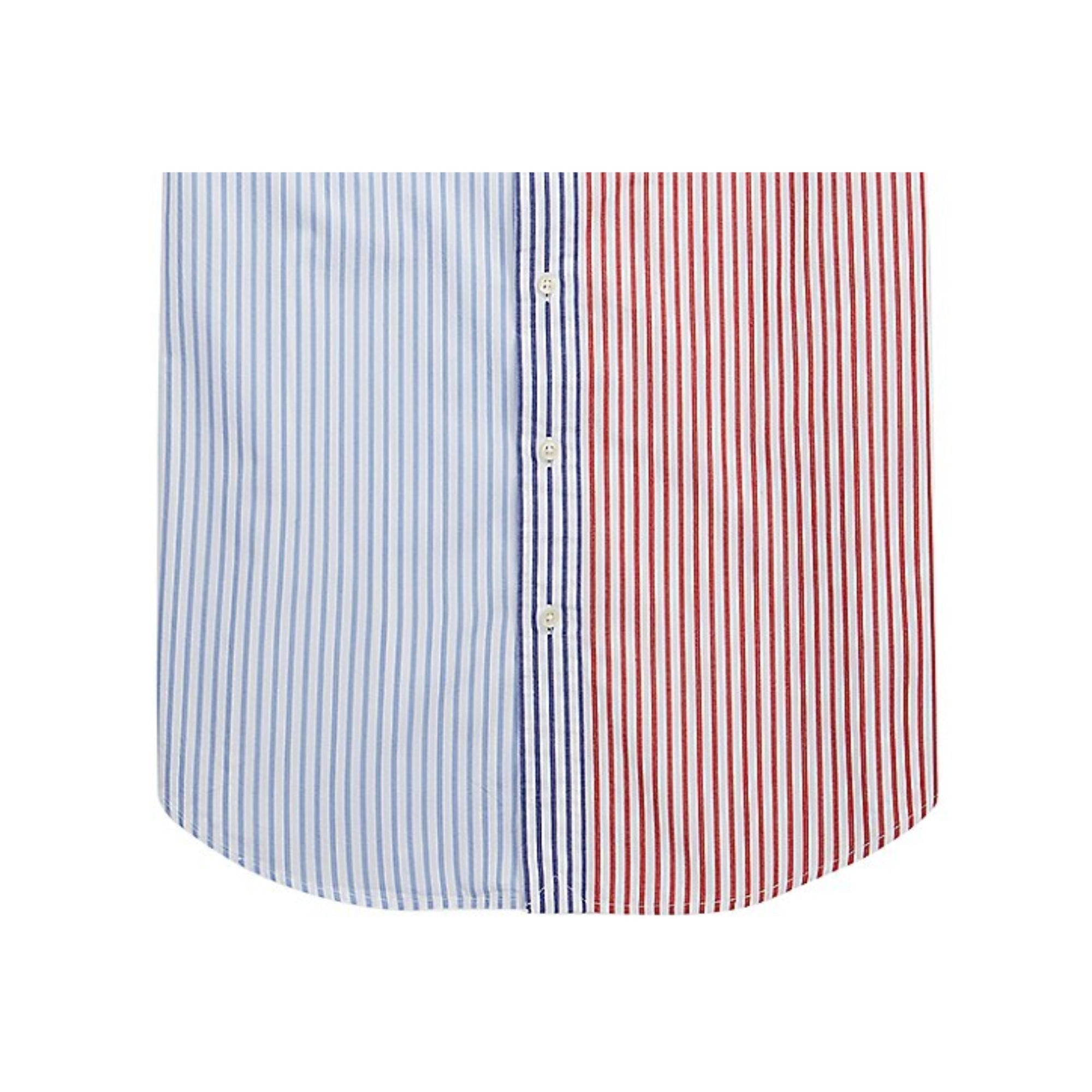 Polo Ralph Lauren Men's Classic Fit Striped Broadcloth Fun Shirt, Blue, Size X-Large