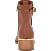 Calvin Klein Jallis 2 Women's Faux Leather Harness Ankle Boots – Brown, Size 8M