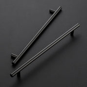 Ravinte 10 Inch Cabinet Handles – Matte Black Stainless Steel, 12.5" Length, 10" Hole Center, 20-Pack