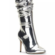 I.N.C. International Concepts Women's Iyonna Over-the-Knee Slouch Boots - Silver 6.5M