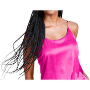 Bar III Women's Satin Spaghetti-Strap Scoop-Neck Camisole – Blue Salt, Size - XL