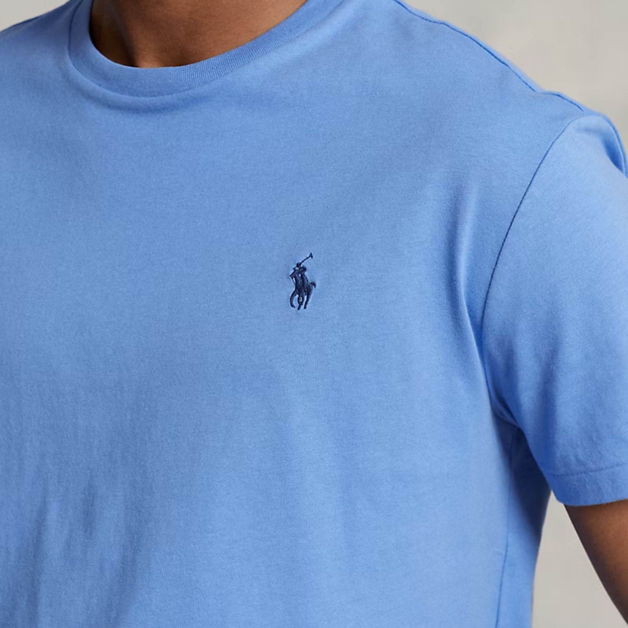Polo Ralph Lauren Men's Classic-Fit Crewneck T-Shirt, Blue - Large