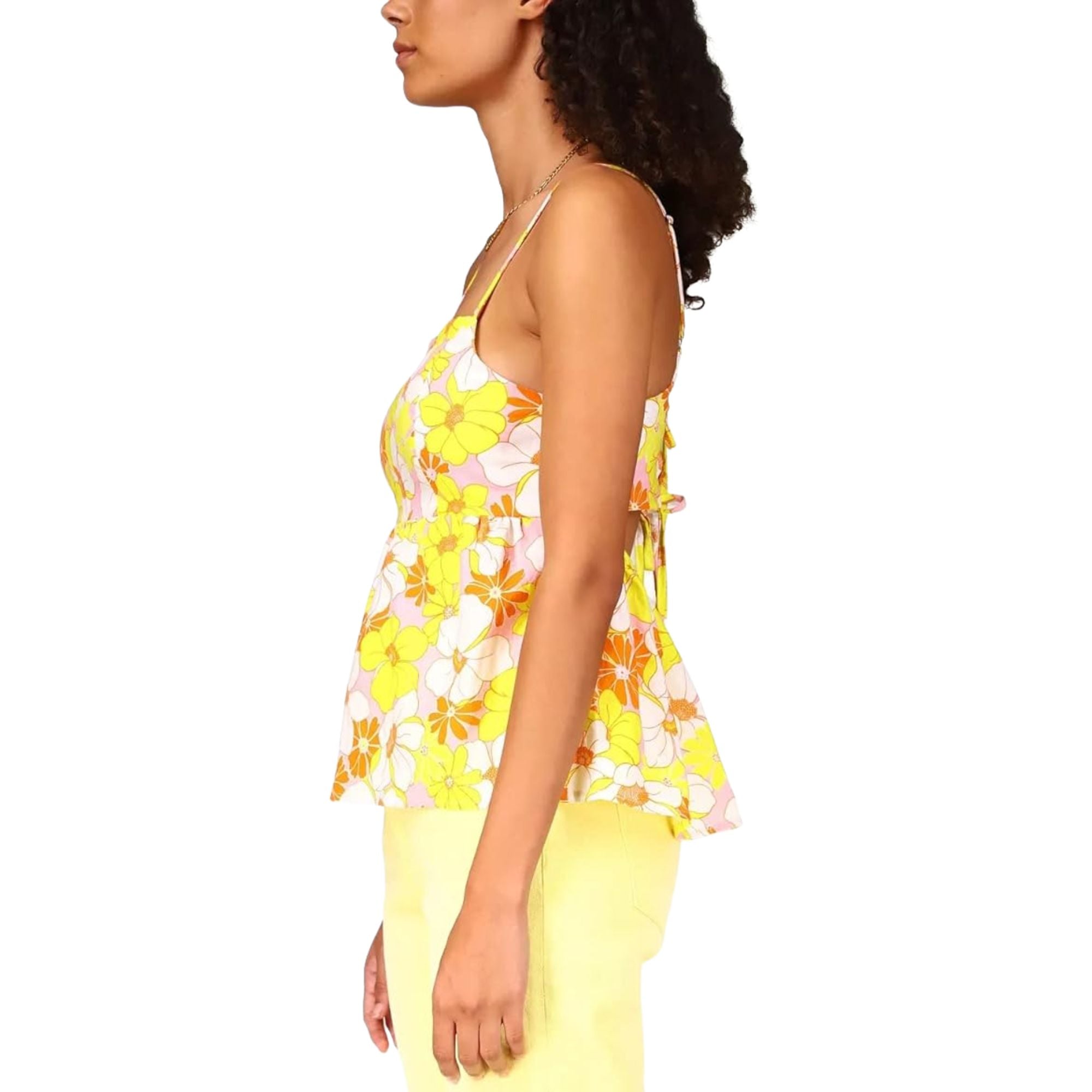 Sanctuary Women's Playdate Camisole Floral Top - Size Small