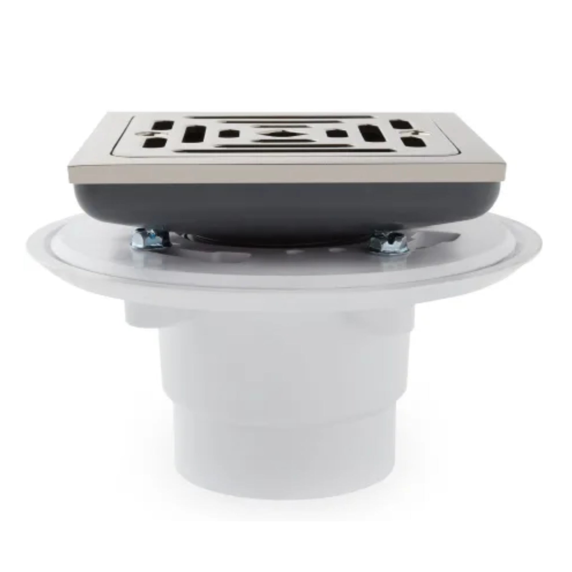 Signature Hardware 948035 Adelphi 4-1/2" Pattern Grate Linear Shower Drain – Chrome