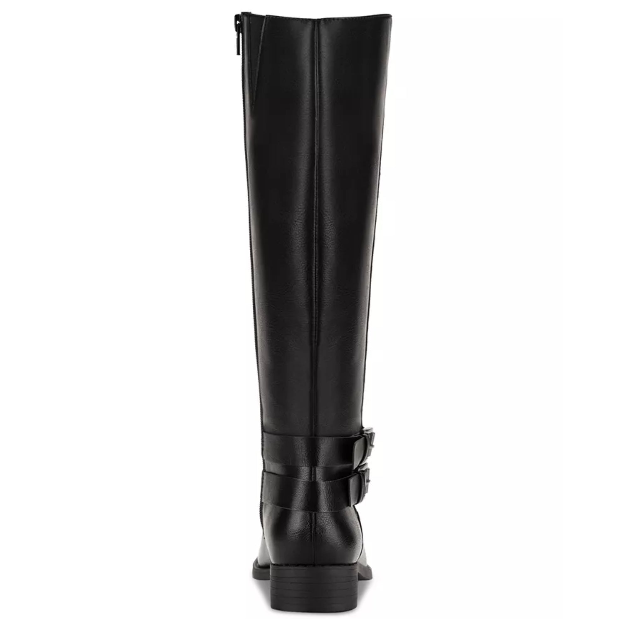 Style & Co. Women's Maliaa Faux Leather Riding Knee-High Boots – Black, Size 6.5 M
