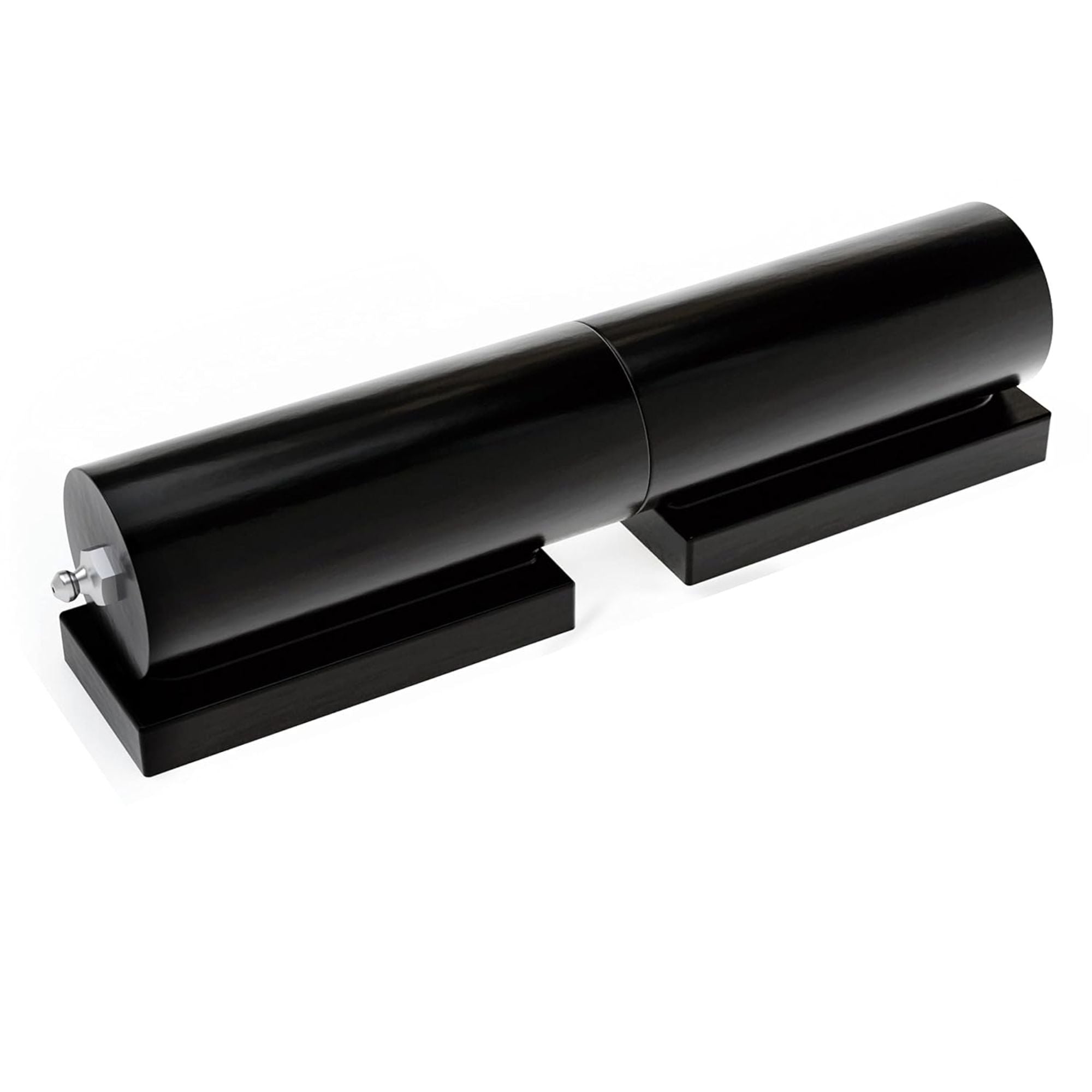 Noa Store Heavy Duty 5" Barrel Gate Hinges for Metal Gates - 2-Pack, 450lb Capacity - Weldable Stainless Steel Hardware - Black