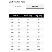 JM Collection Women's Medallion Melody Wide-Leg Satin Pants – Regular & Petite, M