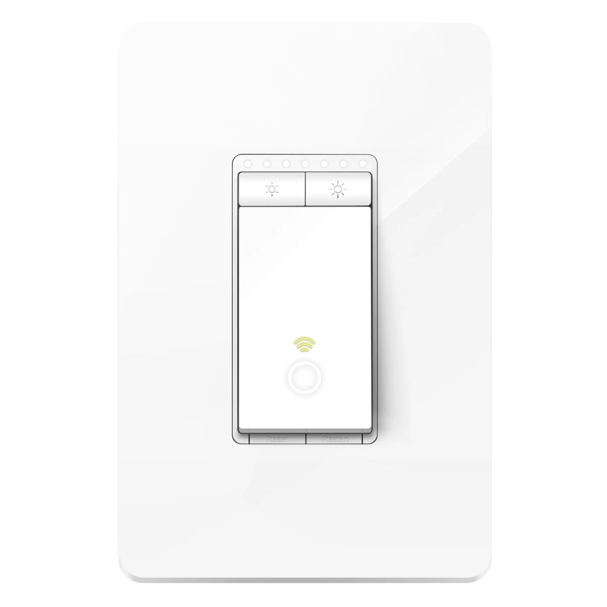 Kasa Smart Dimmer Switch HS220 – Single Pole Wi-Fi Light Switch - White