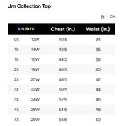 JM Collection Plus Size Oaklyn Floral-Print Short-Sleeve Top – New Avocado Combo, Size - 3X