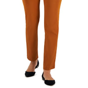 JM Collection Cambridge Woven Pull-On Pants – Caramel Café, Size XL