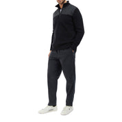 Barbour Men's Essential Diamond Quilted Half-Zip Sweater - Size S