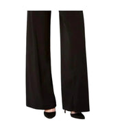 Alfani Women's Plus Size Wide-Leg Pull-On Knit Pants – Deep Black, Size - XS