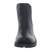 SUN + STONE Women's Morghan Round-Toe Block-Heel Booties – Black, Size 9M