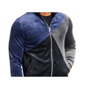 INC International Concepts Men's Colorblock Track Jacket Zipper, Multicolor - XL