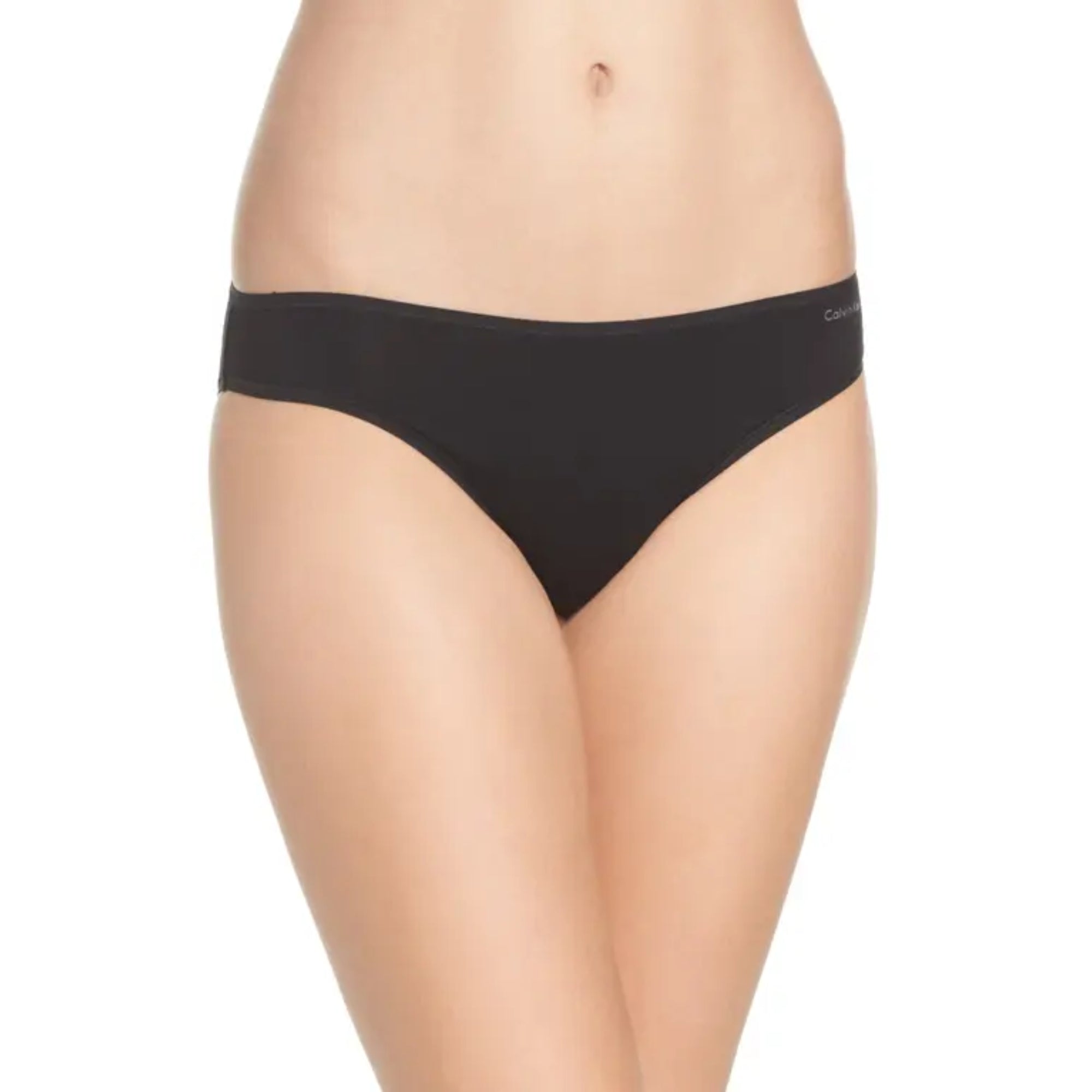 Calvin Klein Women's Form Bikini Black Size - Medium