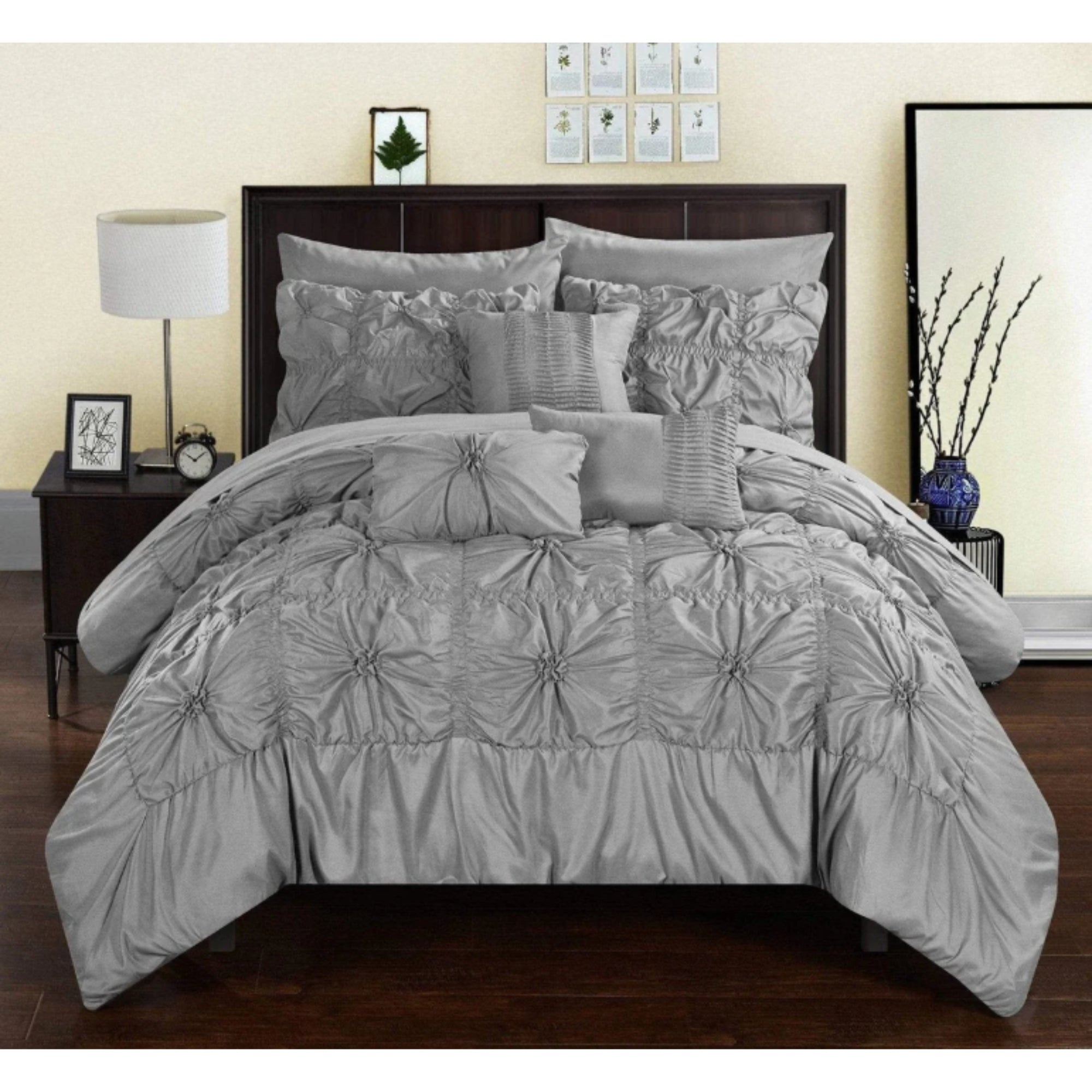 Chic Home Design Springfield Comforter Set - Vintage Bedding, Size - Queen