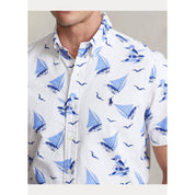 Polo Ralph Lauren Men's Classic-Fit Polo Bear Oxford Shirt, White - Small