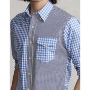 Polo Ralph Lauren Men's Slim Fit Stretch Woven Fun Shirt, Blue