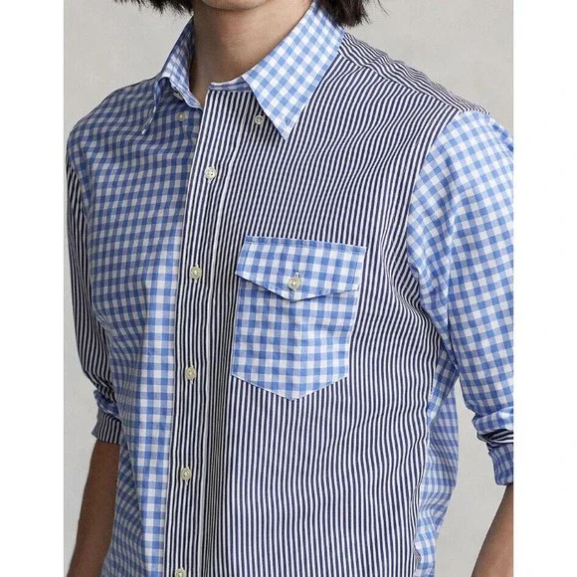 Polo Ralph Lauren Men's Slim Fit Stretch Woven Fun Shirt, Blue