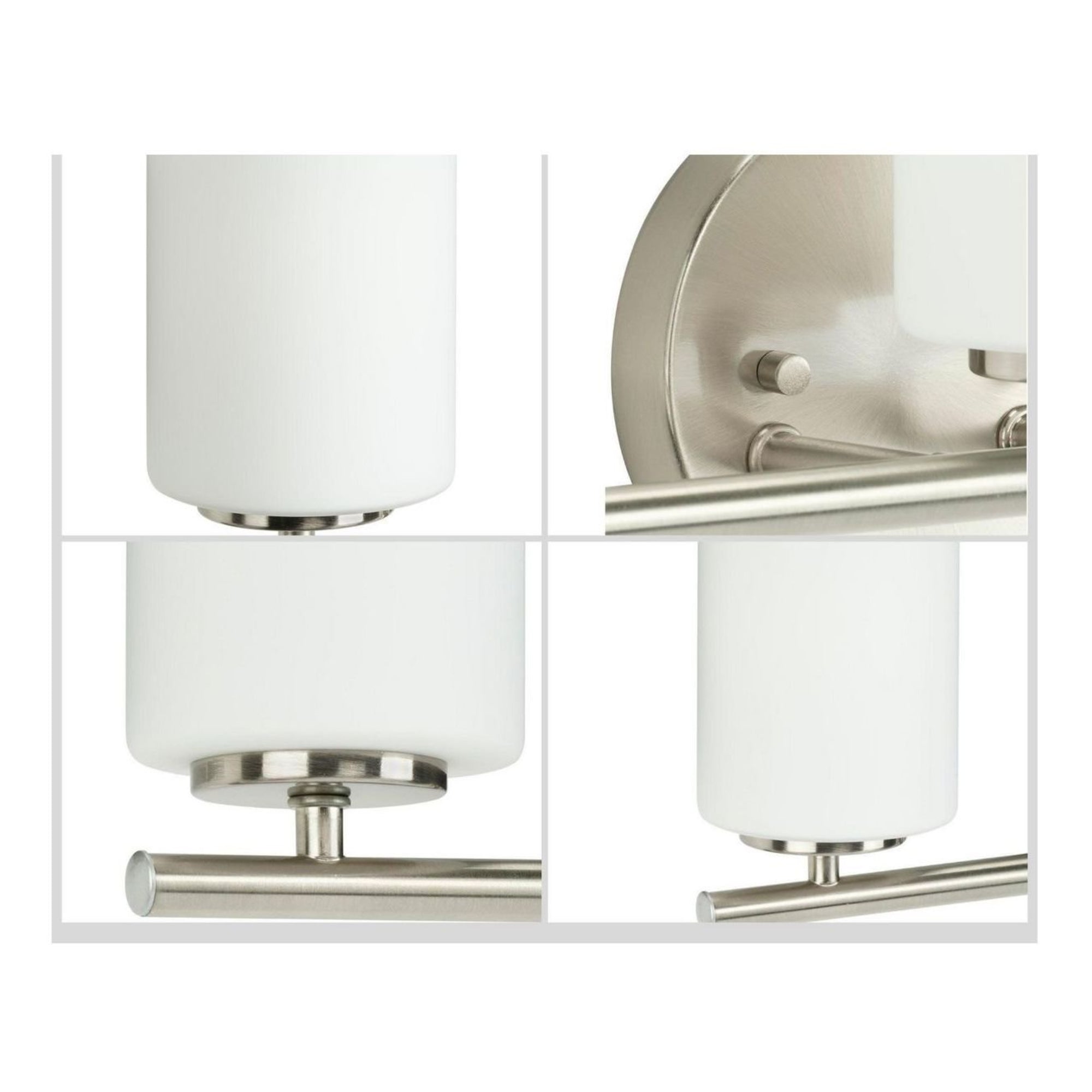 Progress Lighting P2159 Replay 3-Light 22" Wide Bathroom Vanity Light – Brushed Nickel